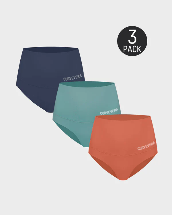 3-Pack High Waisted Tummy Control Briefs - Image 19