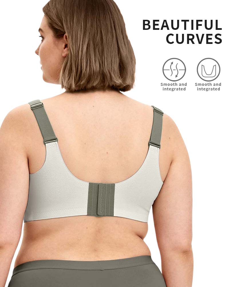 Anti-Sagging Support Shockproof Sports Fixed Cup Bra For Women - Image 12