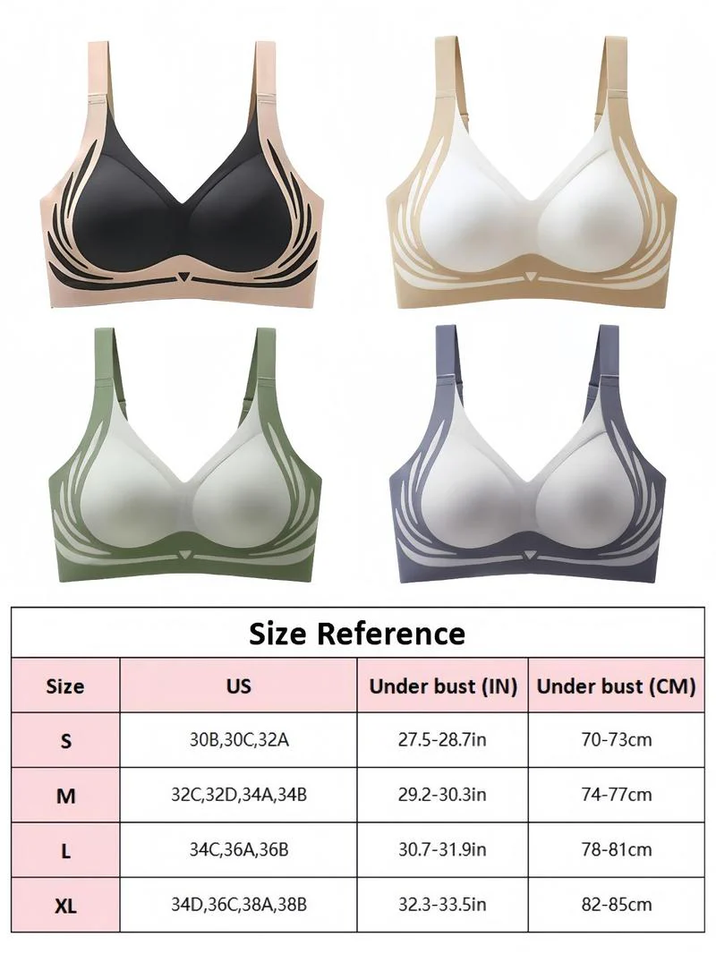 Anti-Sagging Support Shockproof Sports Fixed Cup Bra For Women - Image 18