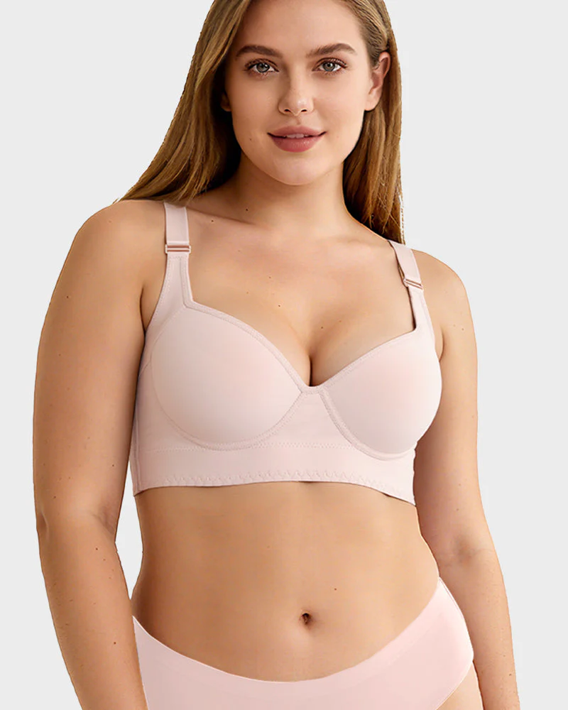 Full-Coverage Smooth Back Bra - Image 11