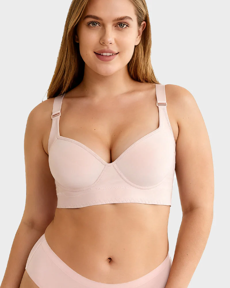 Full-Coverage Smooth Back Bra - Image 13