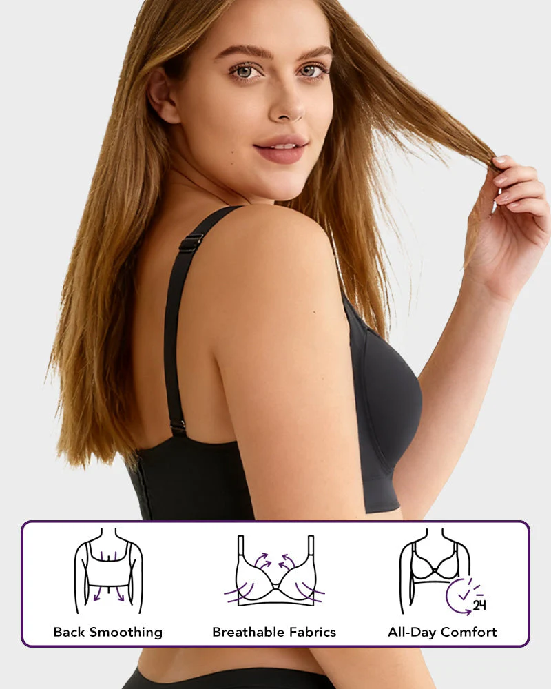 Full-Coverage Smooth Back Bra - Image 5