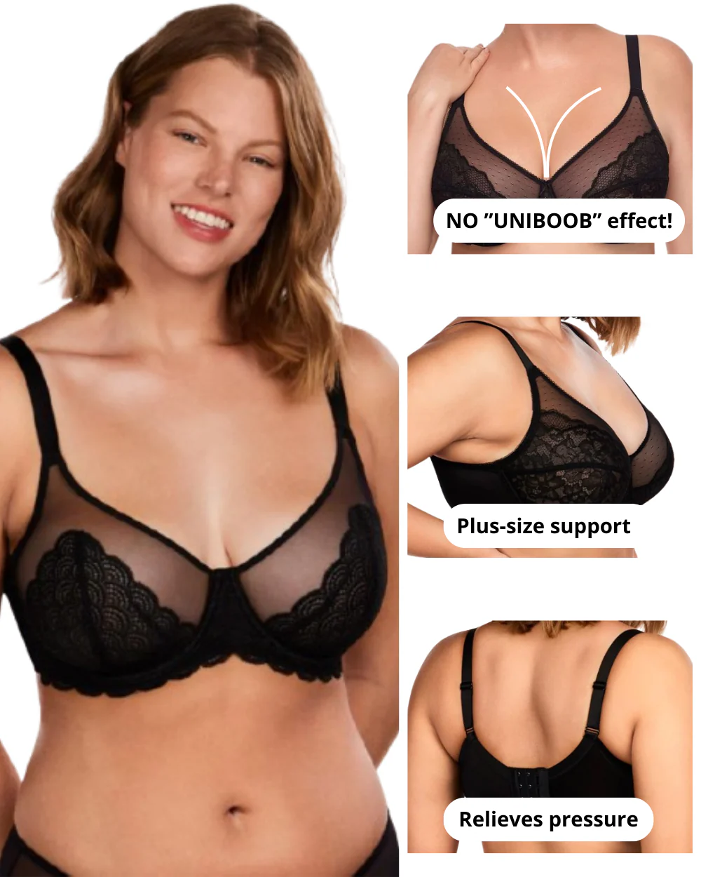 Breast Minimizer Bra - Enchante - Image 5
