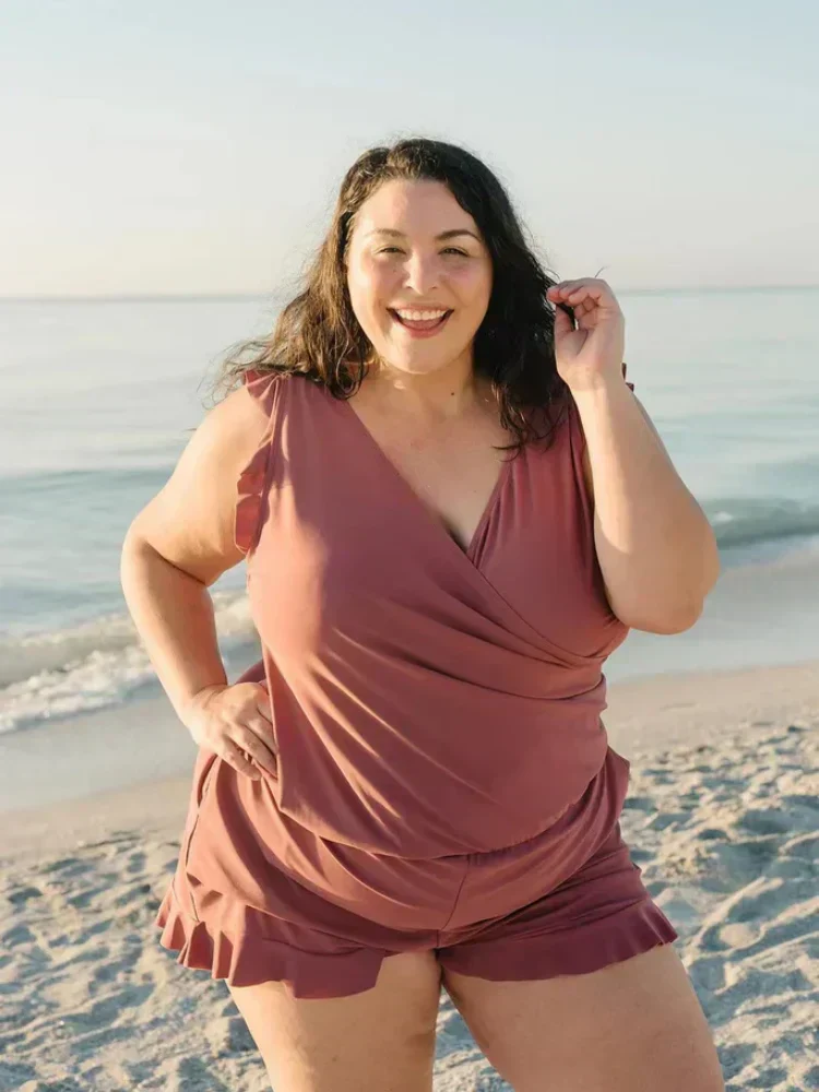 Swim Romper Built-in Bra - Image 7