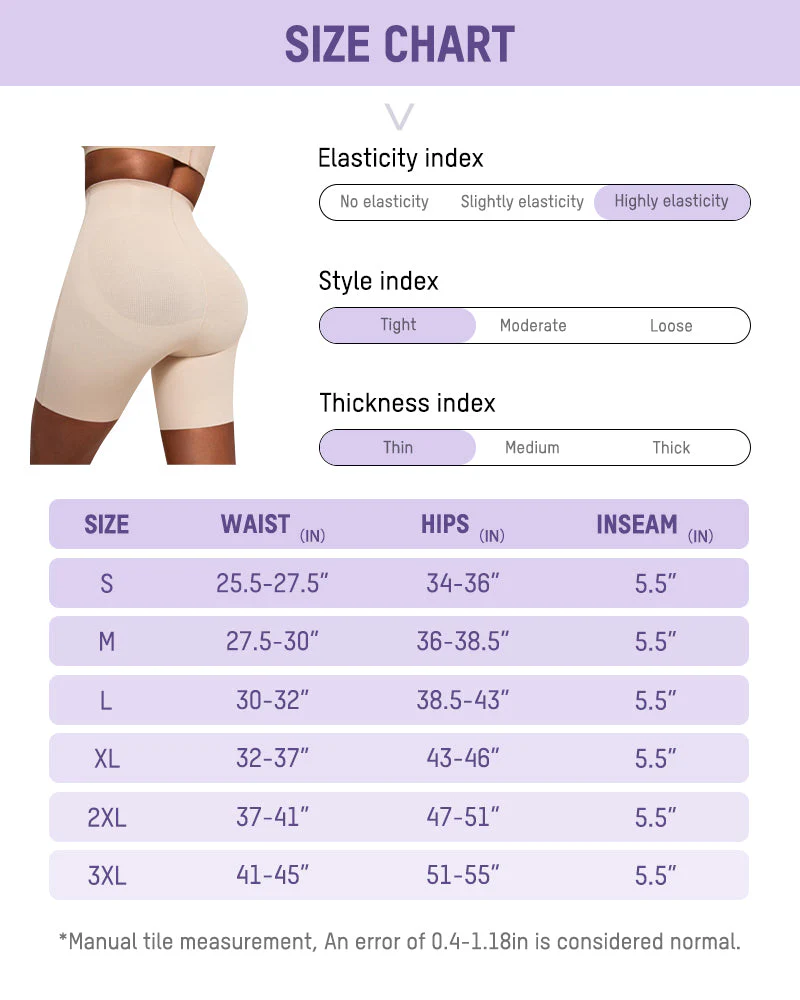 Cooling High-Waist Sculpting Shapewear Shorts - Image 3