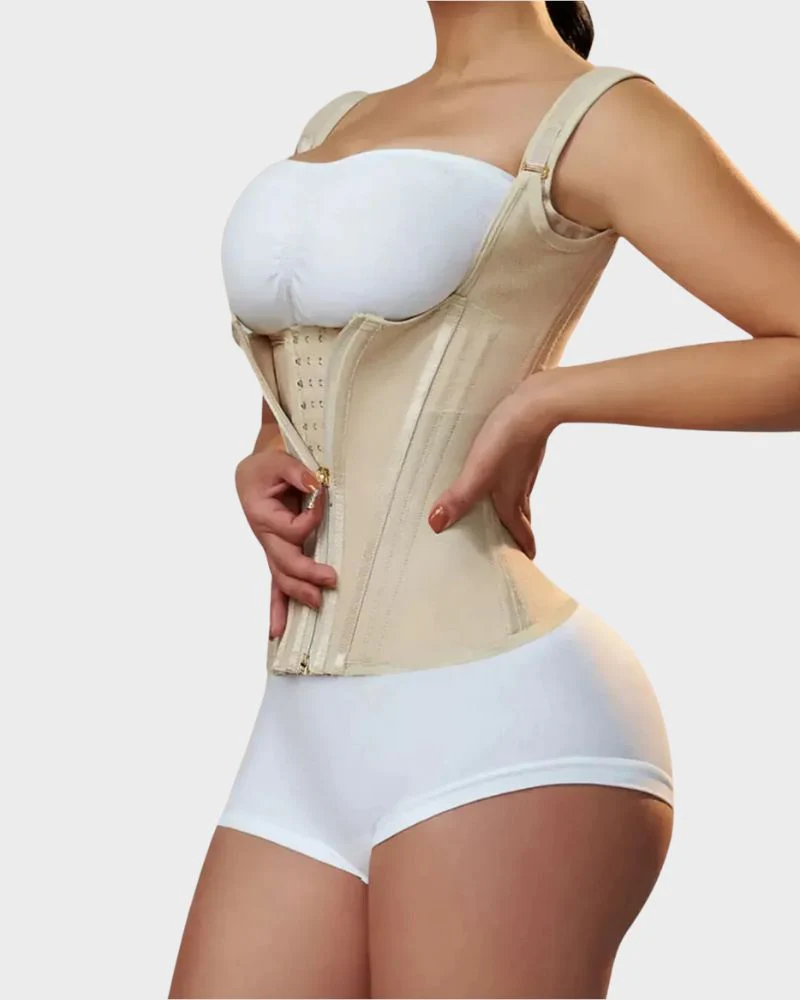 Double Waistband Corset Vest Waist Trainer - Image 5