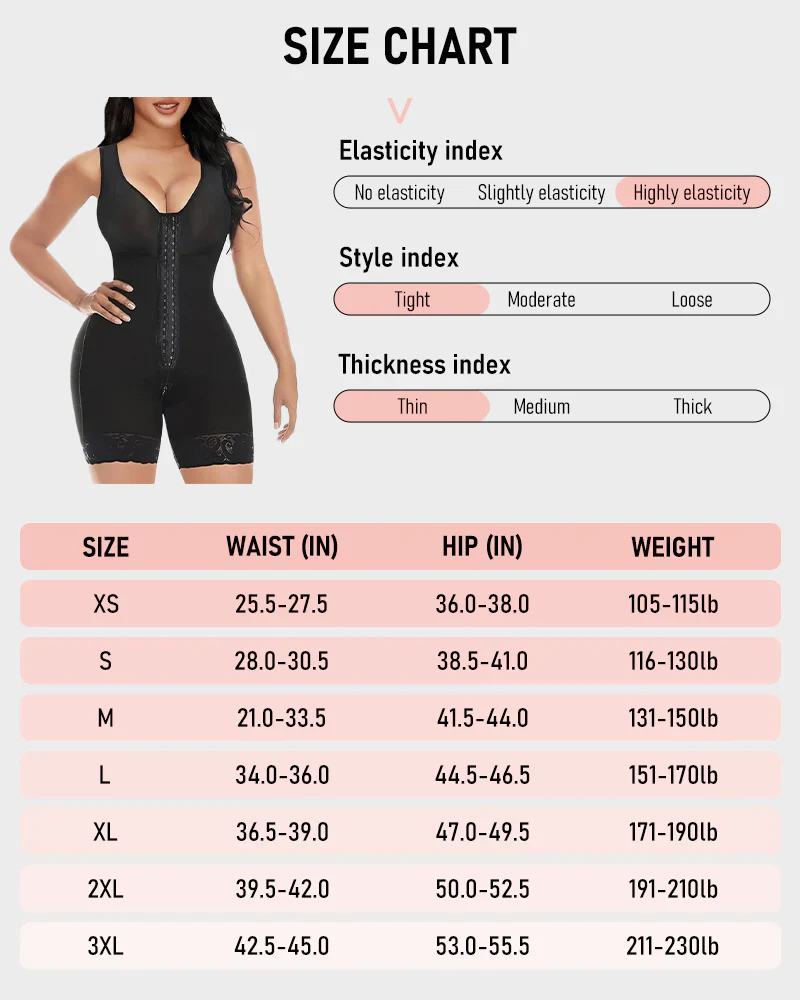 Extra Plus Size Shaper Bodysuit Tummy Control Shapewear With Bra - Image 7