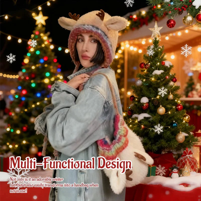 Original Design Festive Christmas Antler Hat - Image 3