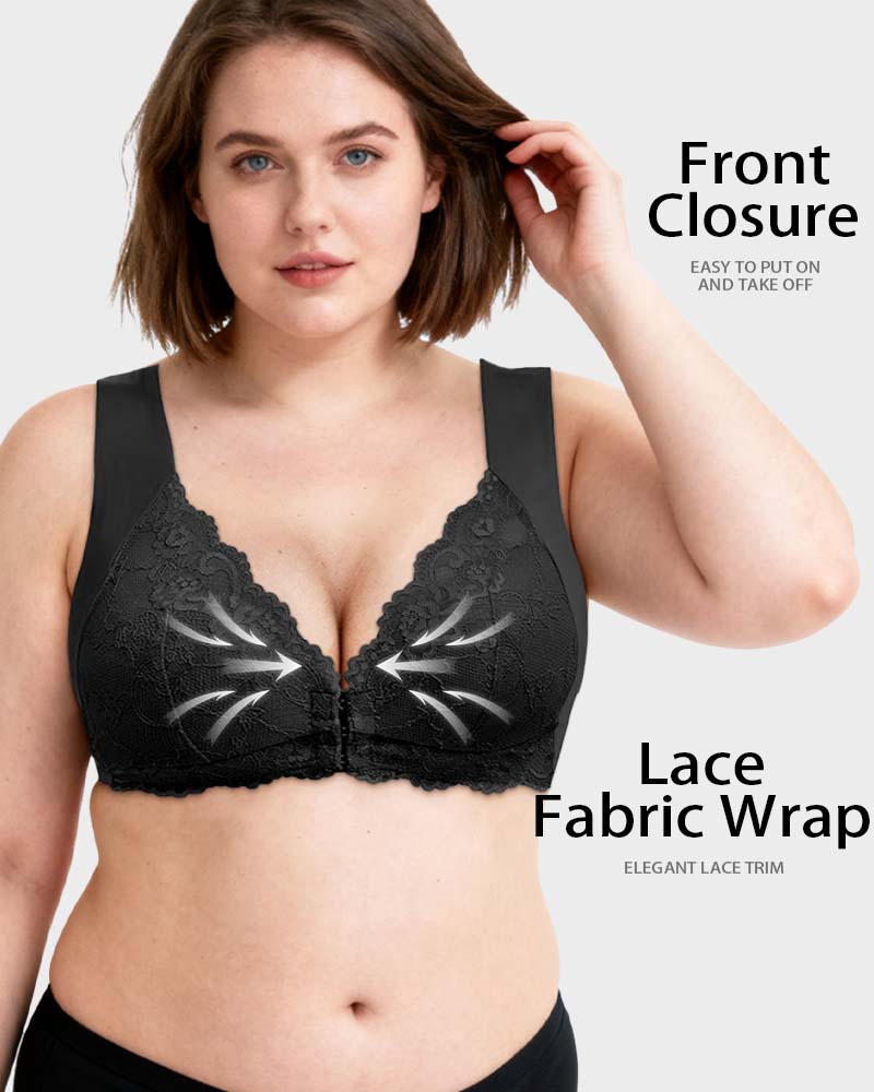 Front Closure '5D' Shaping  Wireless Bra - Image 5