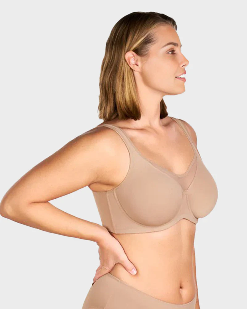 Plus Size Cooling Full Coverage Minimizer Bra - Image 2