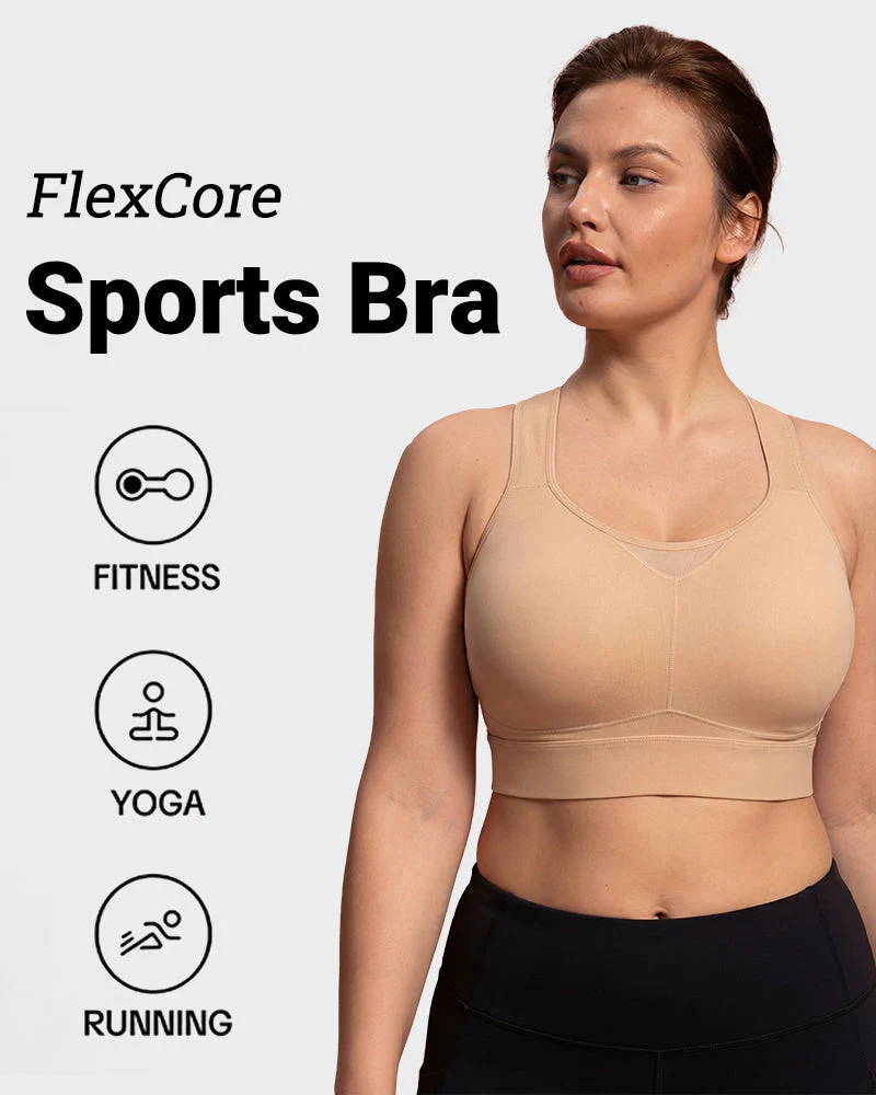 High Impact Racerback Sports Bra Full Coverage for Yoga and Training - Image 6