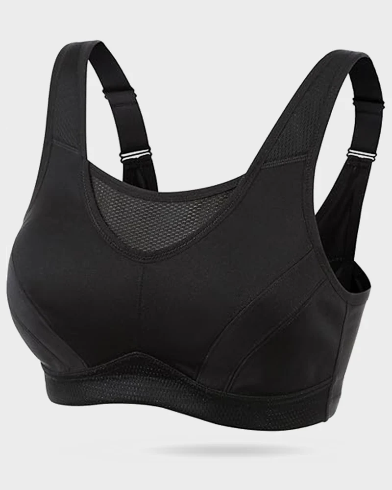 High Impact Sports Bra Plus Size Wirefree Bounce Control - Image 7