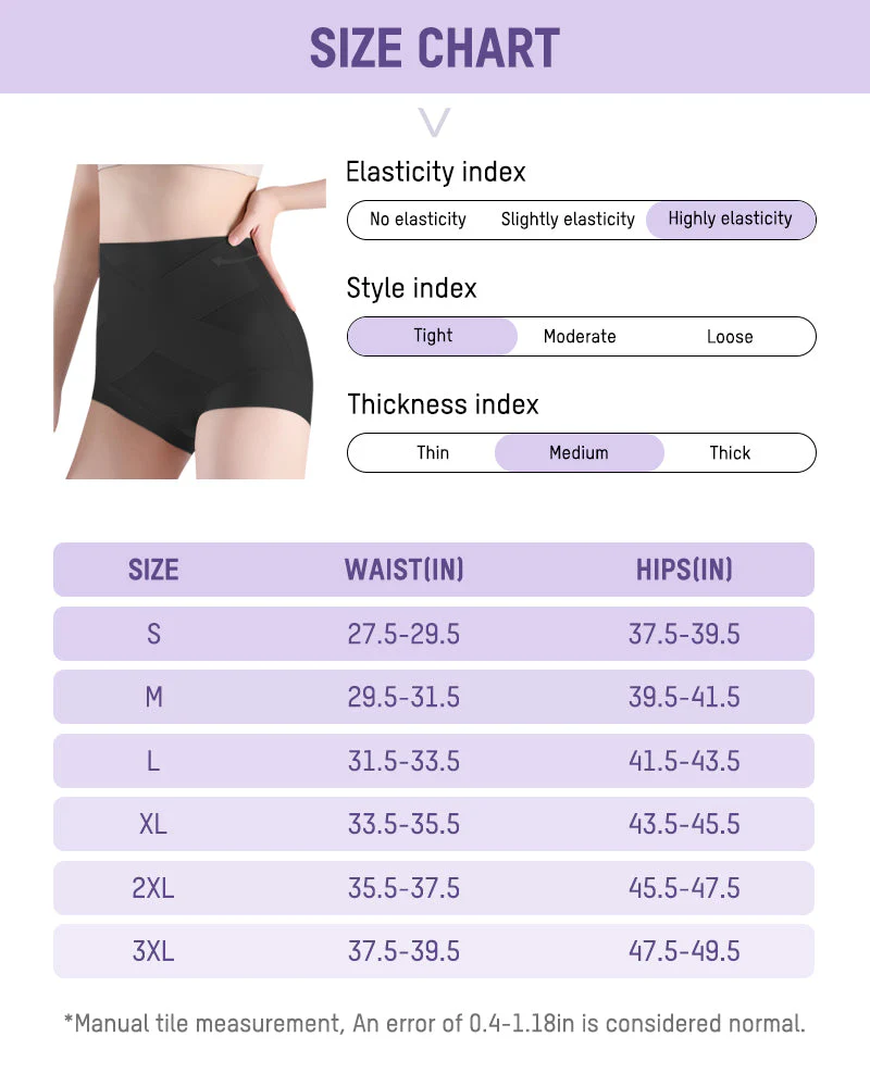 High-Waist Cross Compression Shaping Panties (6 Pack) - Image 13