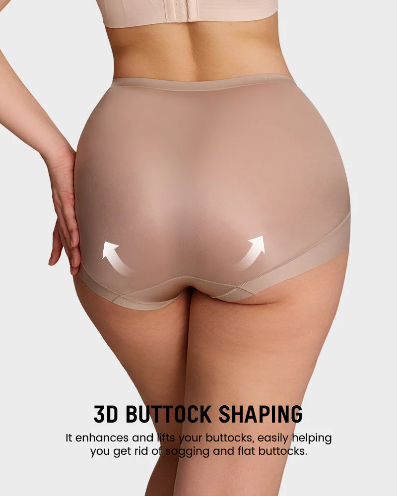 High-Waist Cross Compression Shaping Panties (6 Pack) - Image 9