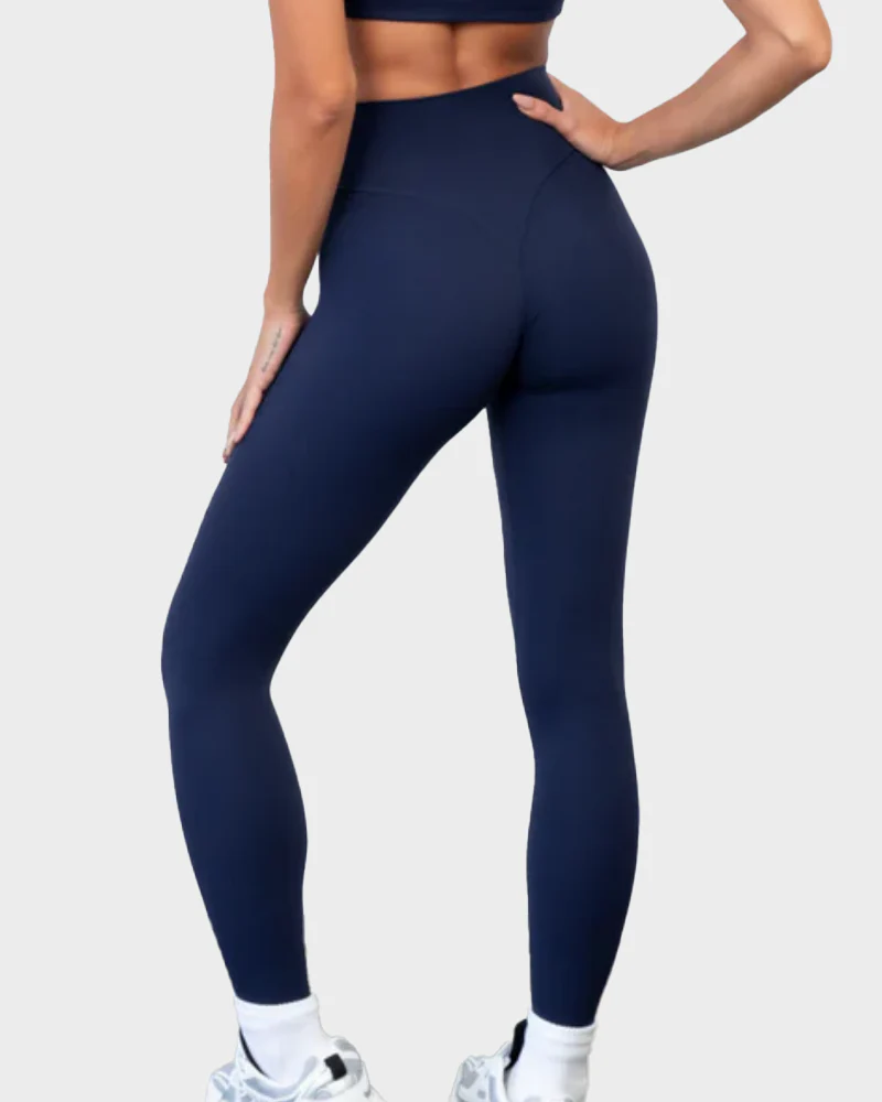 High Waisted Tummy-Control Butt Lifting Seamless Workout Leggings - Image 7