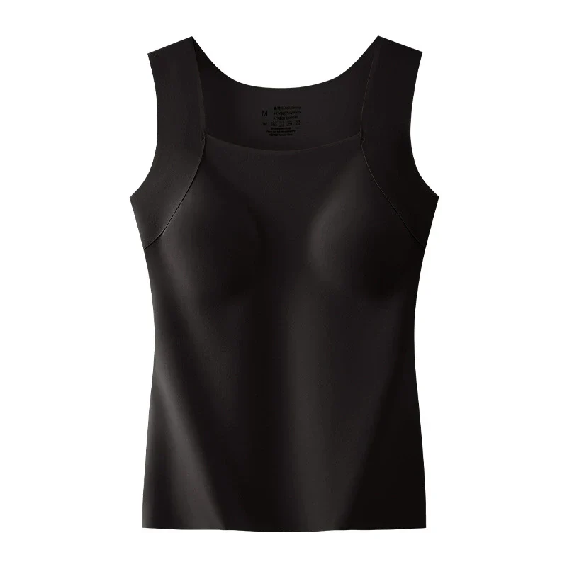 U Neck Shapewear Built-in Bra Tank - Image 9