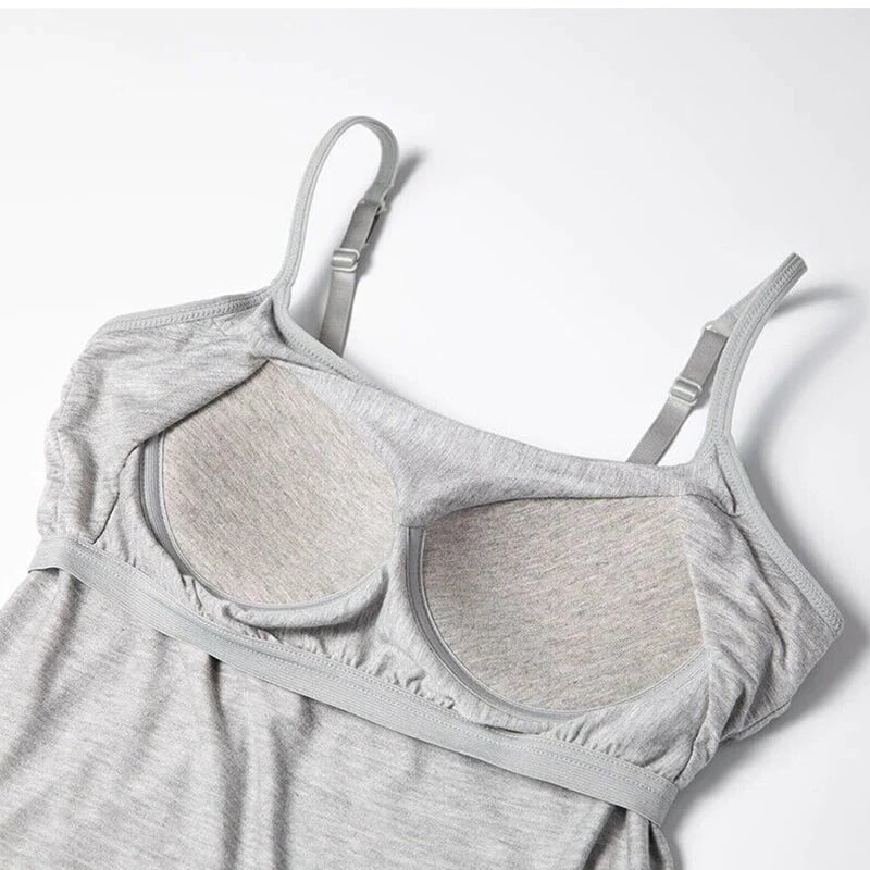Loose-fitting Tank Top With Built-in Bra - Image 22