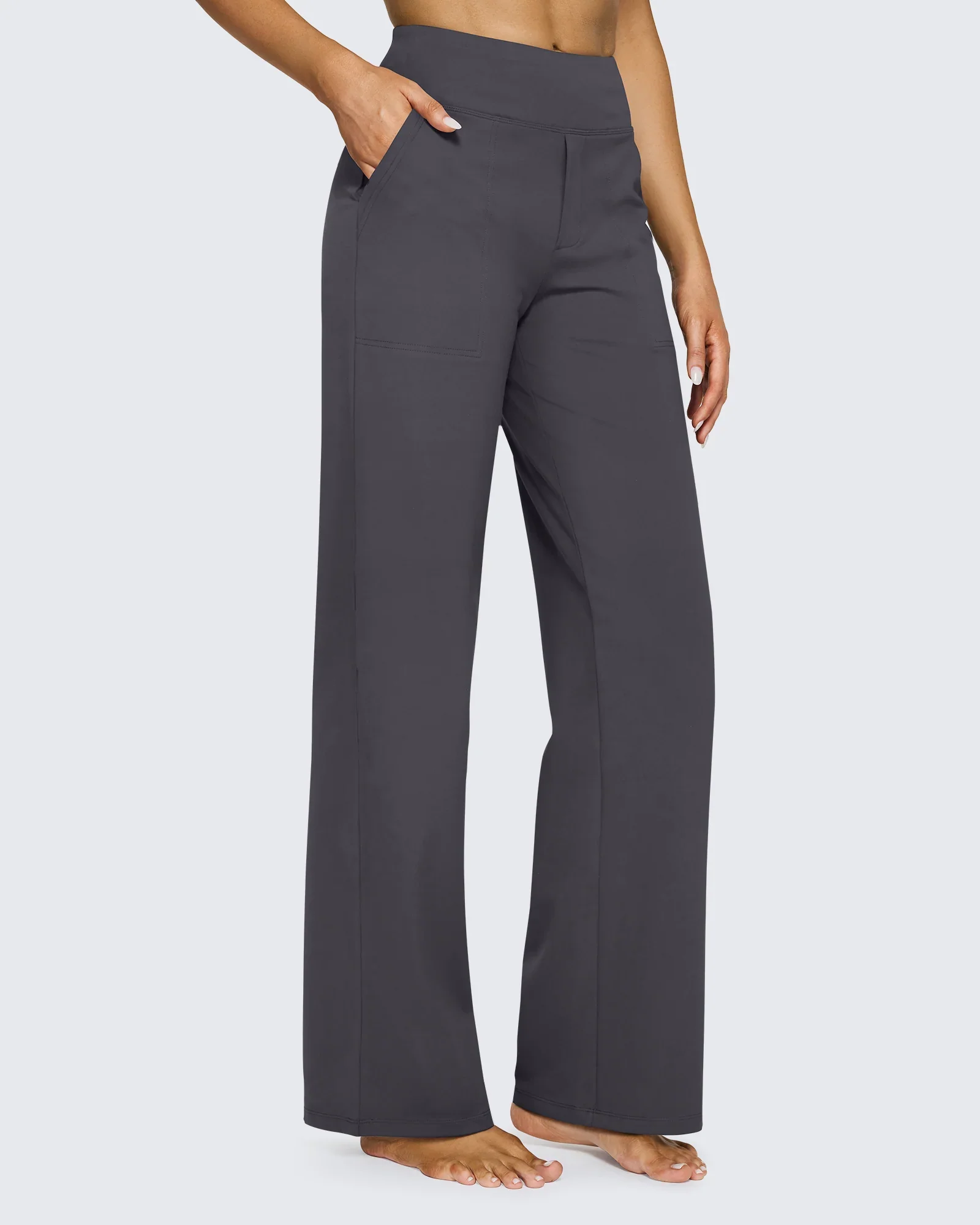 Loose High-Waist Business Casual Pants Yoga Pants - Image 10