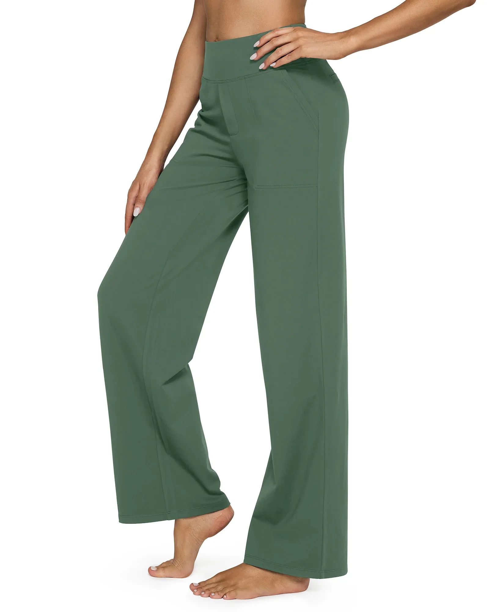 Loose High-Waist Business Casual Pants Yoga Pants - Image 14