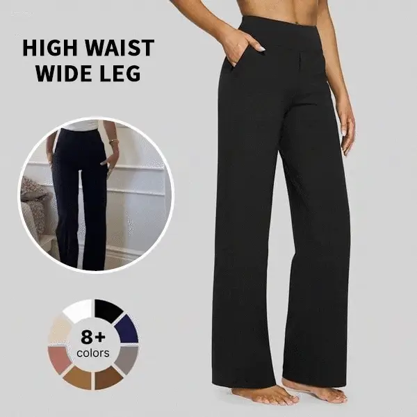 Loose High-Waist Business Casual Pants Yoga Pants - Image 25