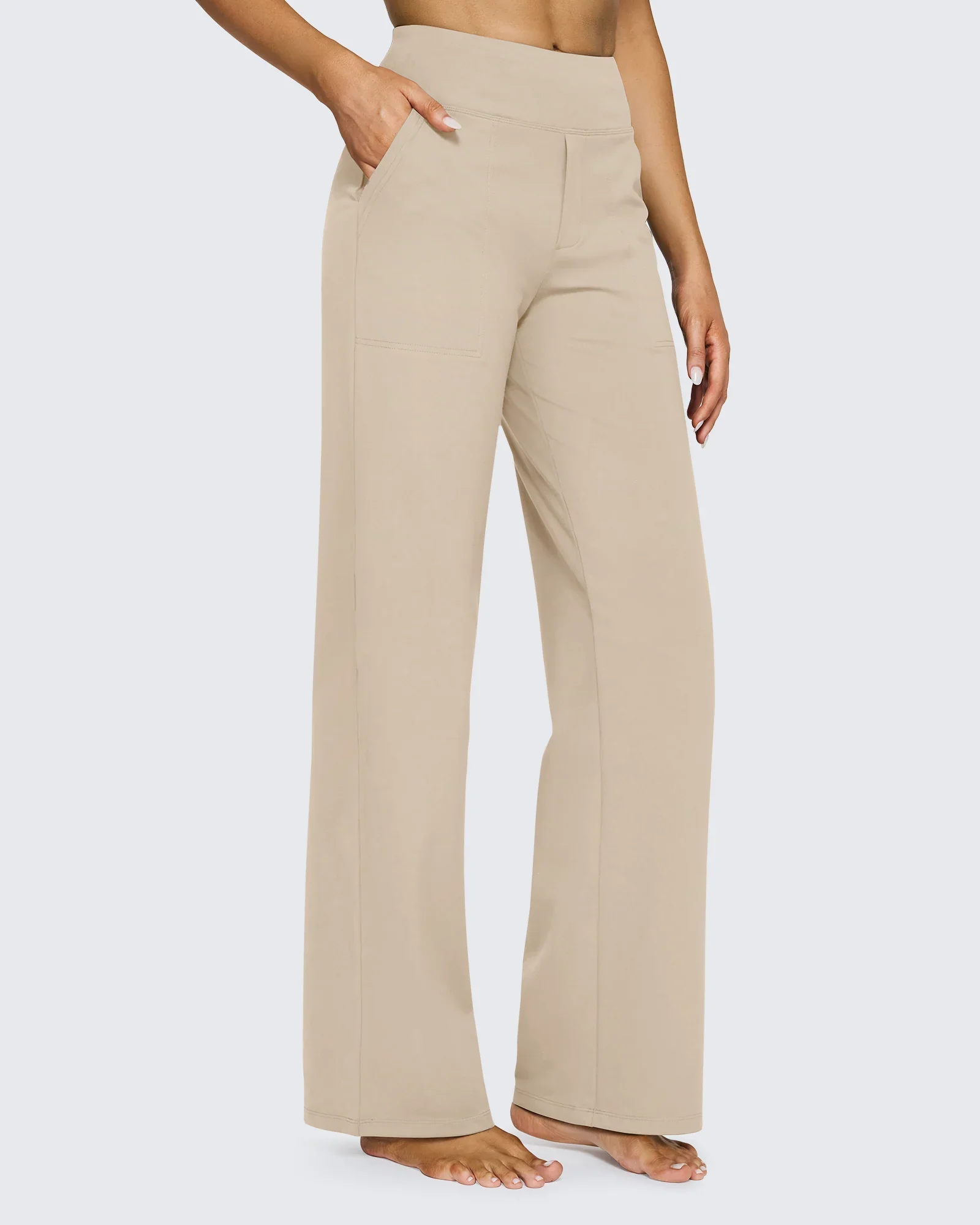 Loose High-Waist Business Casual Pants Yoga Pants - Image 7