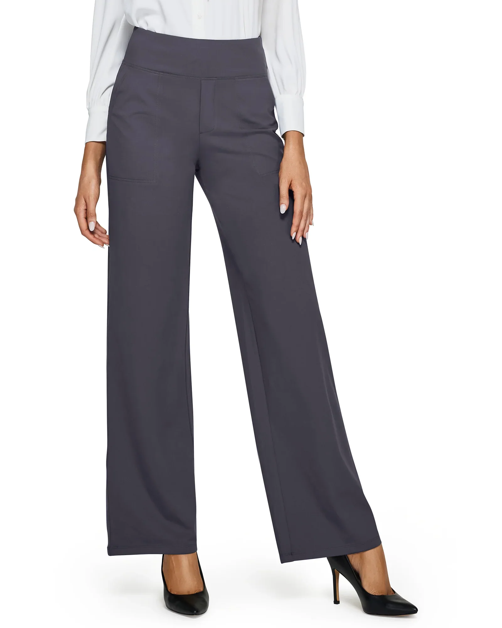 Loose High-Waist Business Casual Pants Yoga Pants - Image 9