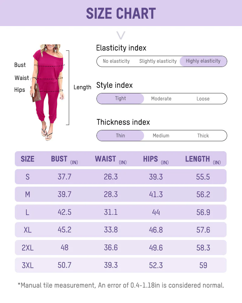 Off-Shoulder Short Sleeve Beam Foot Jumpsuit - Image 11