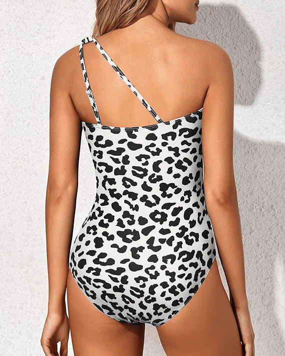One Shoulder One Piece Swimsuit - Image 26