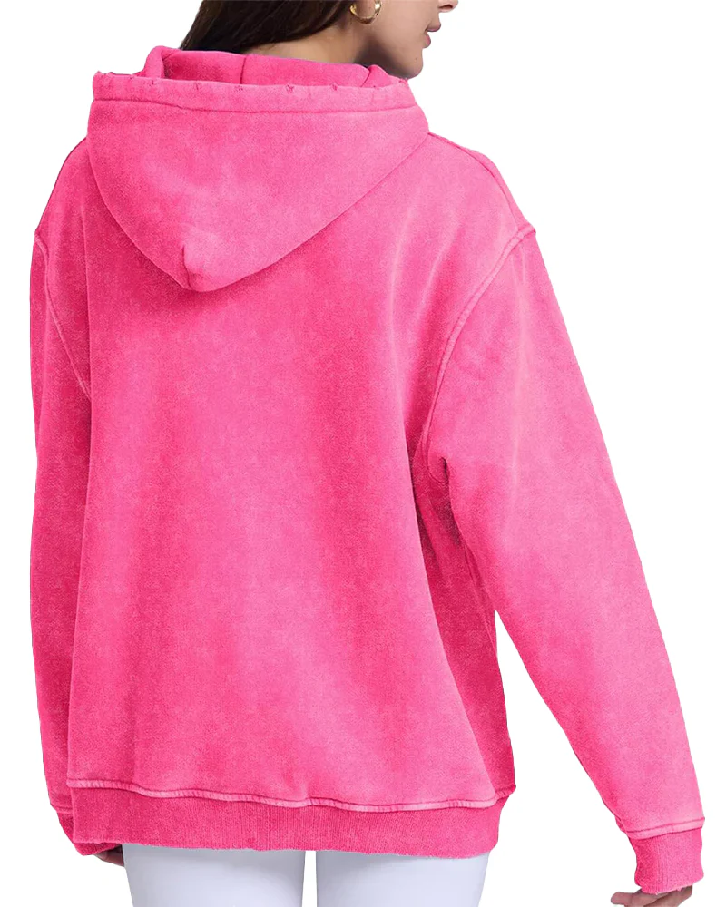 Oversized Unisex Acid Wash Hoodie Pullover - Image 2