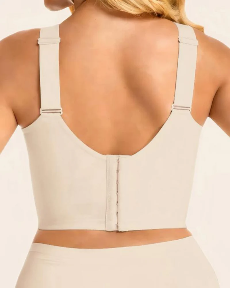 Plus Size Back Fat Smoothing Bra Jelly Seamless Push Up - Image 2