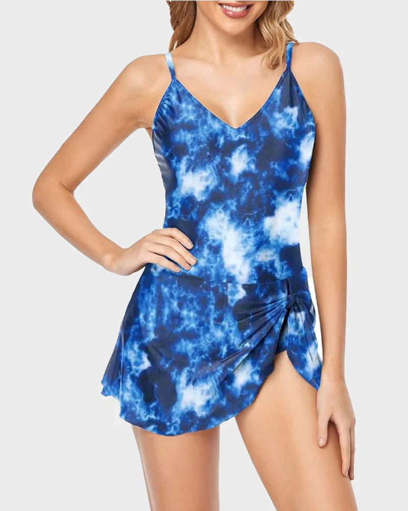 Women's Tummy Control Slim Fit Plus Size One Piece Swimsuit - Image 10
