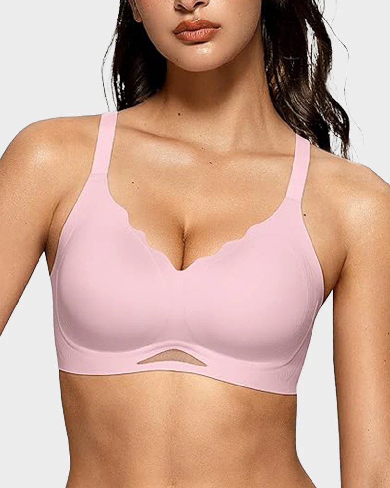 Seamless Soft Comfort Wireless Mesh Bra - Image 8