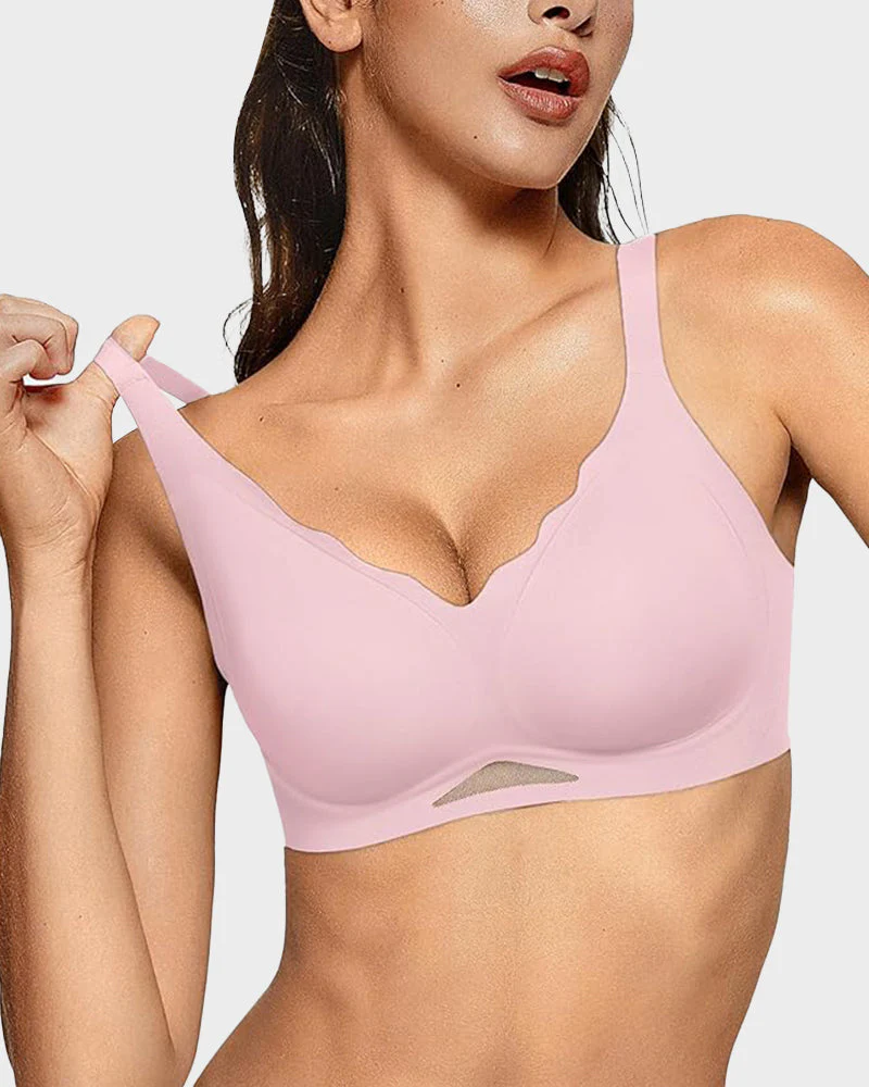 Seamless Soft Comfort Wireless Mesh Bra - Image 9