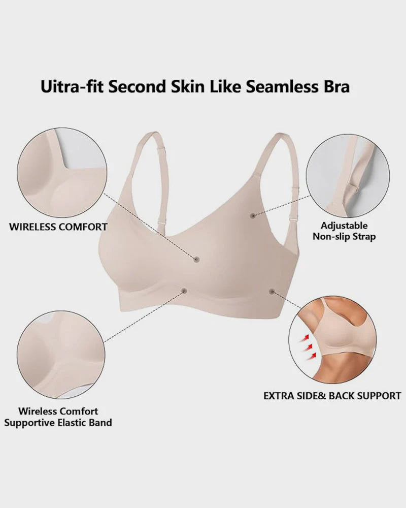 Seamless Soft Support Push Up Bra - Image 7