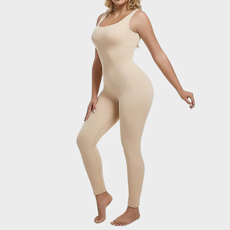 Seamless Square Neck Sport Jumpsuit - Image 9