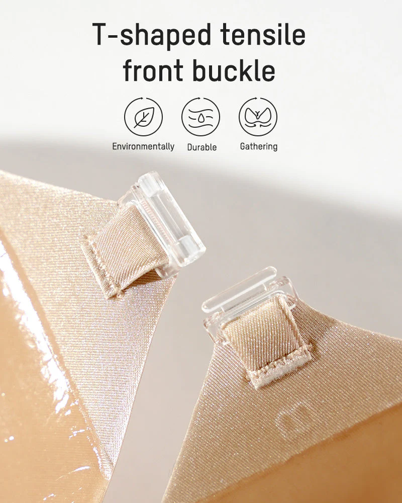Front Closure Adhesive Invisible Push-Up Bra(2 Pairs) - Image 5
