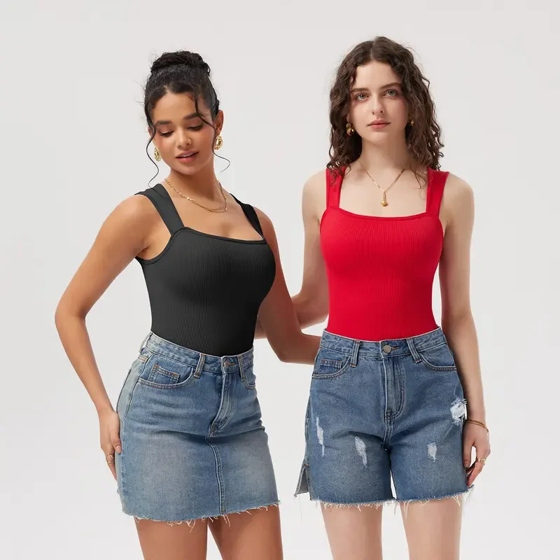 Sleeveless Tummy Control Tank Tops Bodysuits - Image 13