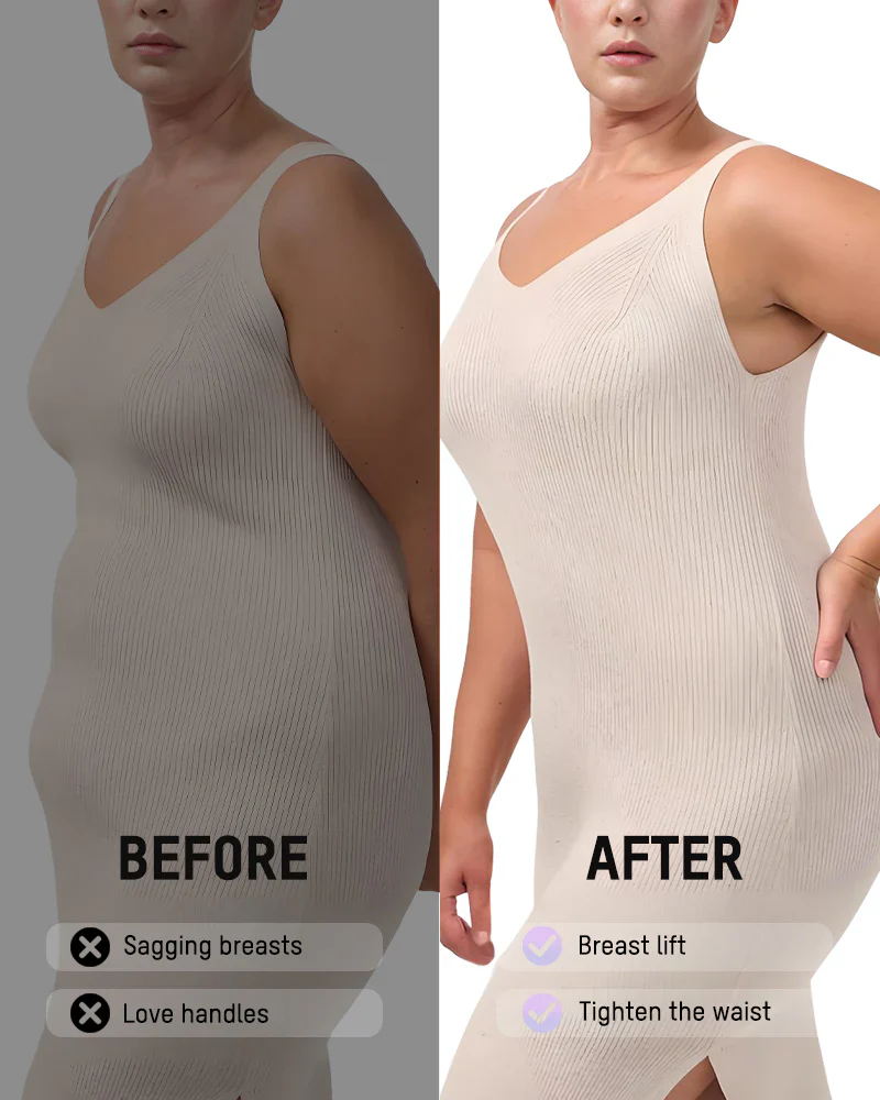 Women's Tummy Control Zip Bodysuit - Image 9