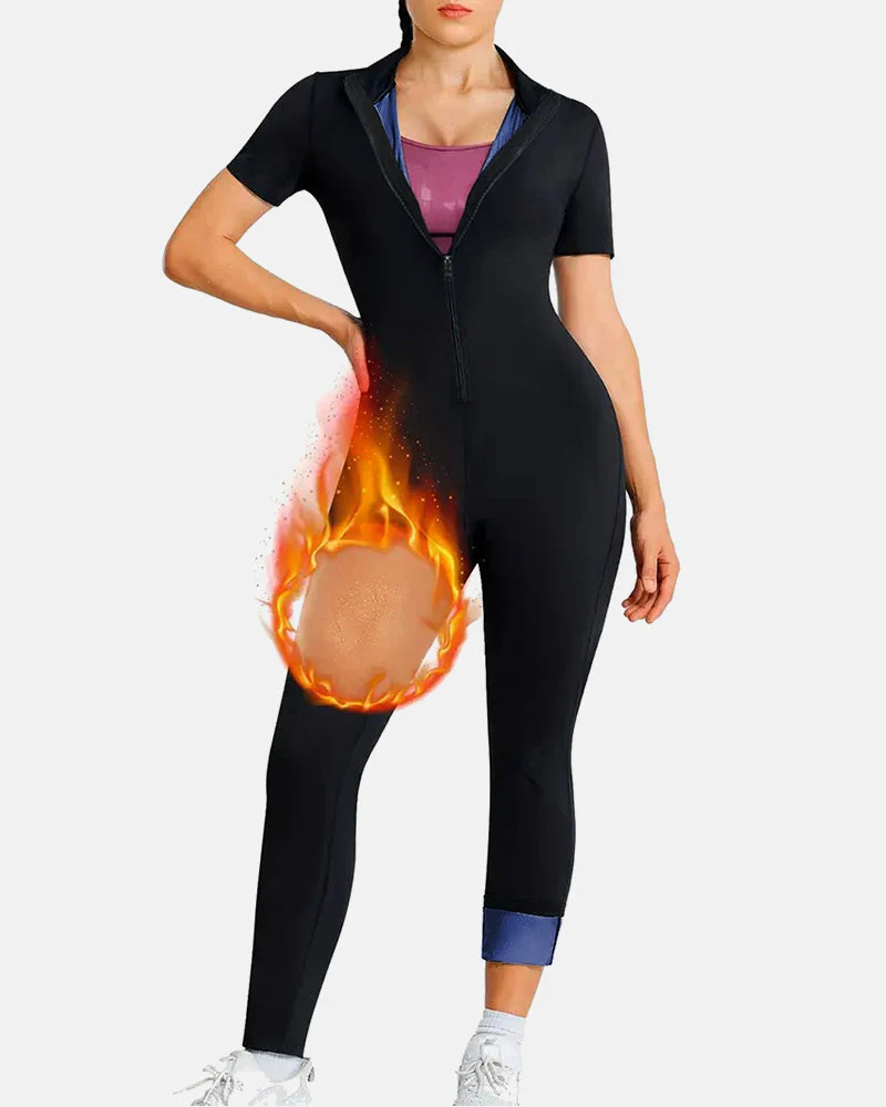 Women's Full Body Sauna Suit for Waist Training and Belly Fat Workouts - Image 15