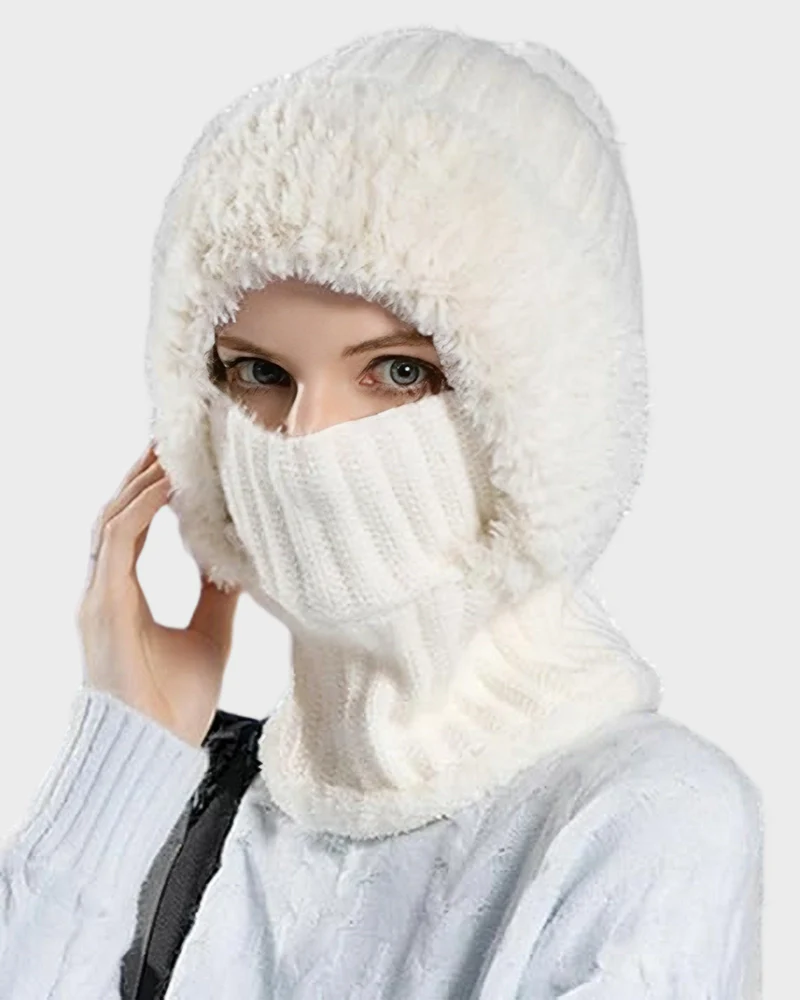 Thick Warm Knit Beanie with Pom Pom for Winter - Image 12