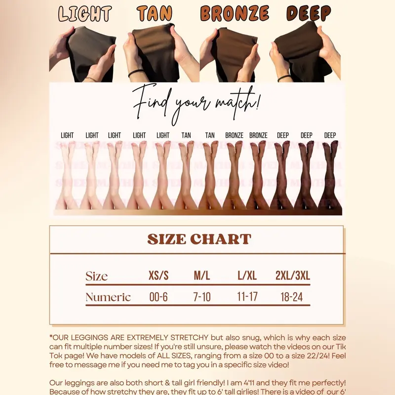 Translucent Fleece Lined Tights - Image 6