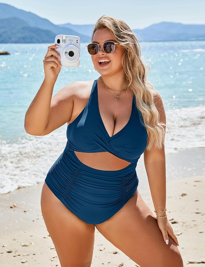 One Piece Swimsuits Push Up Tummy Control Bathing Suits - Image 11
