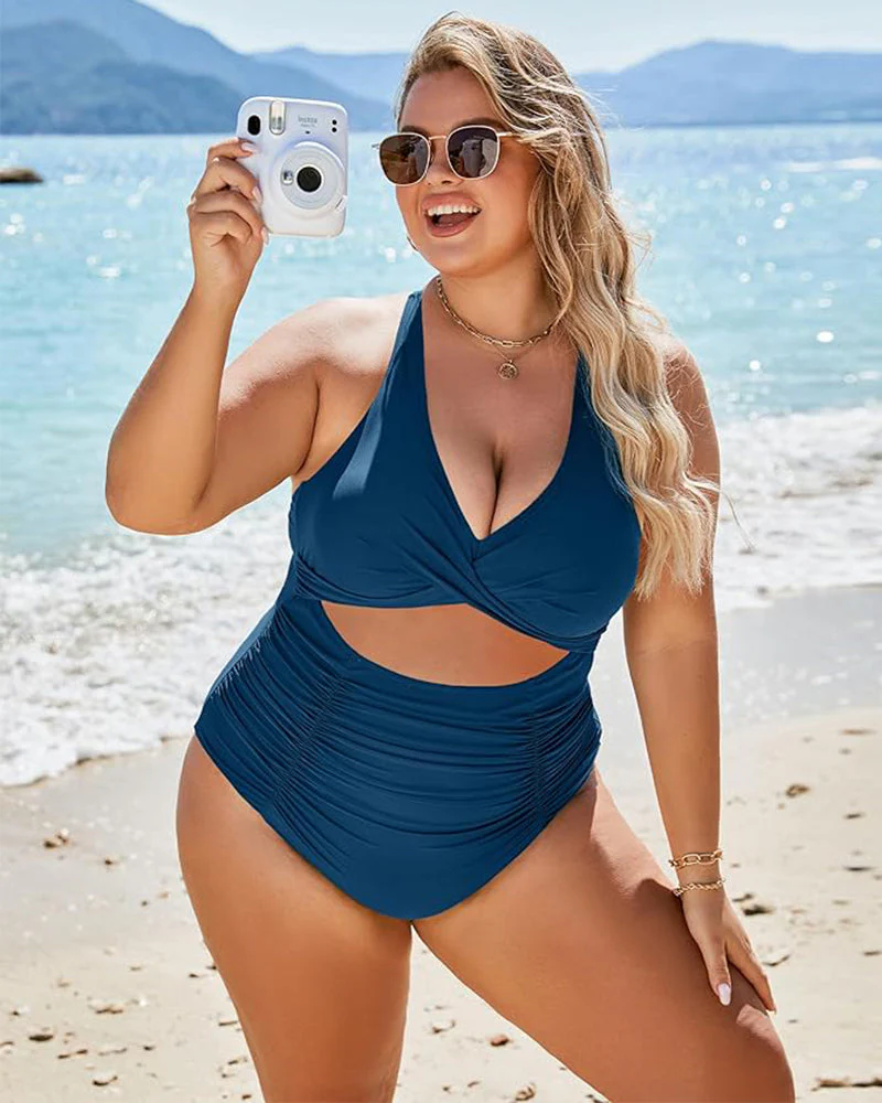 One Piece Swimsuits Push Up Tummy Control Bathing Suits - Image 25