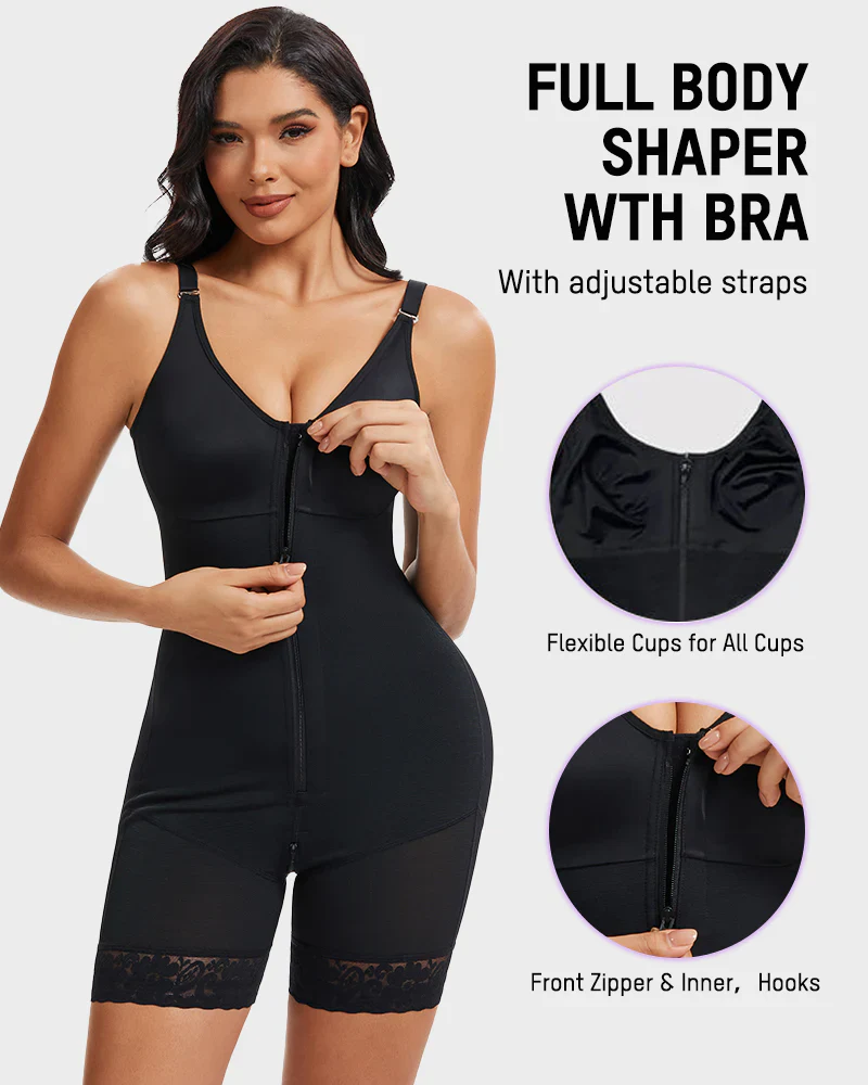 Tummy Control Butt Lifter Shaper with Zipper Crotch Fajas Colombianas - Image 14