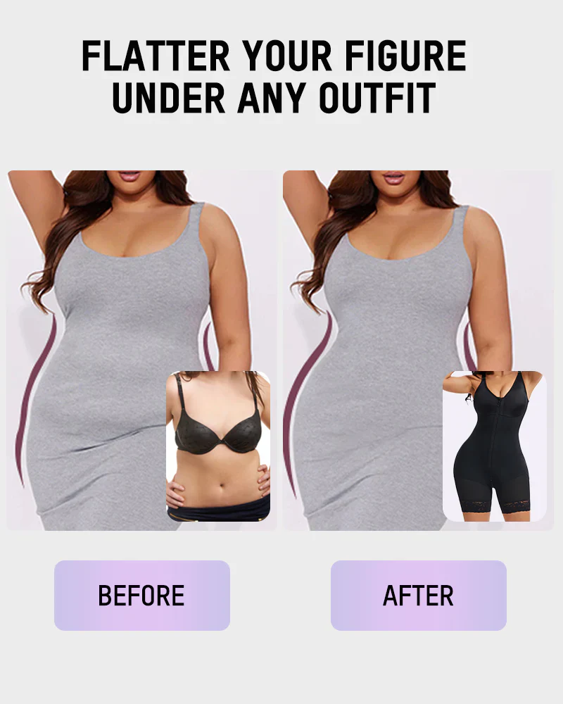 Tummy Control Butt Lifter Shaper with Zipper Crotch Fajas Colombianas - Image 15
