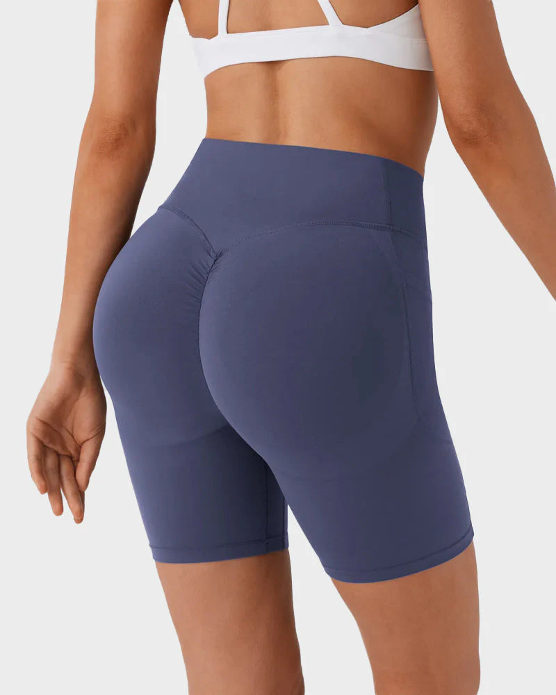 Tummy Control Butt-Lifting Training Shorts with Pockets – 7" - Image 11