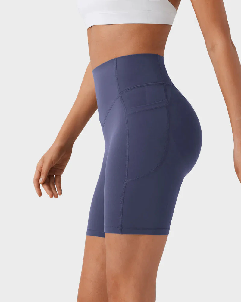 Tummy Control Butt-Lifting Training Shorts with Pockets – 7" - Image 12