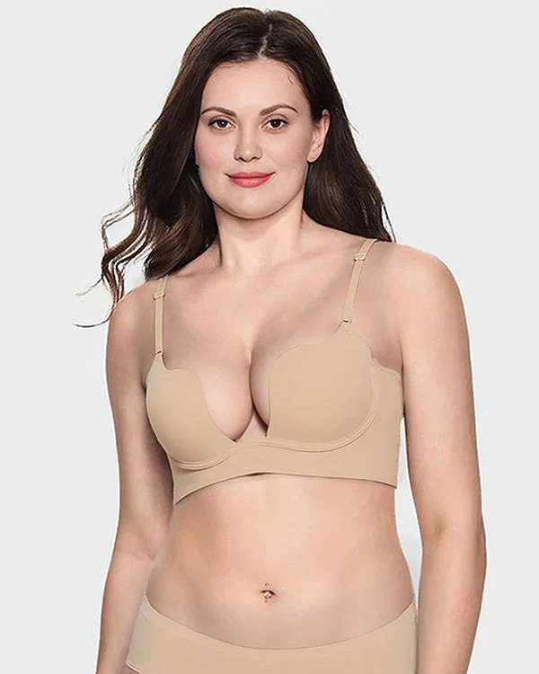 Low Cut U-Shaped Backless Bra - Image 7