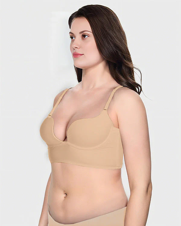 Low Cut U-Shaped Backless Bra - Image 8