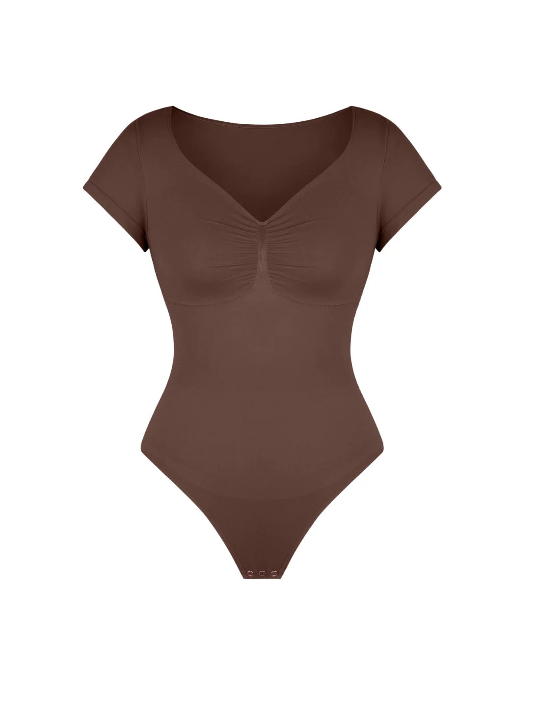 V-Neck Sculpting Tee Bodysuit - Image 9